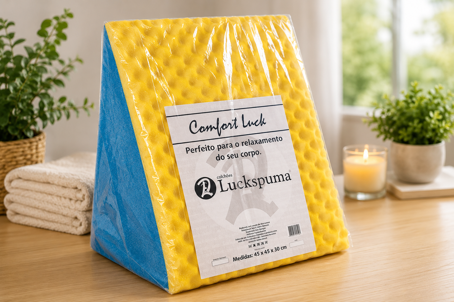 Luckspuma Encosto Triangular Antirrefluxo