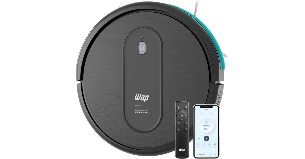 WAP Robot W400 robô aspirador com Wi-Fi