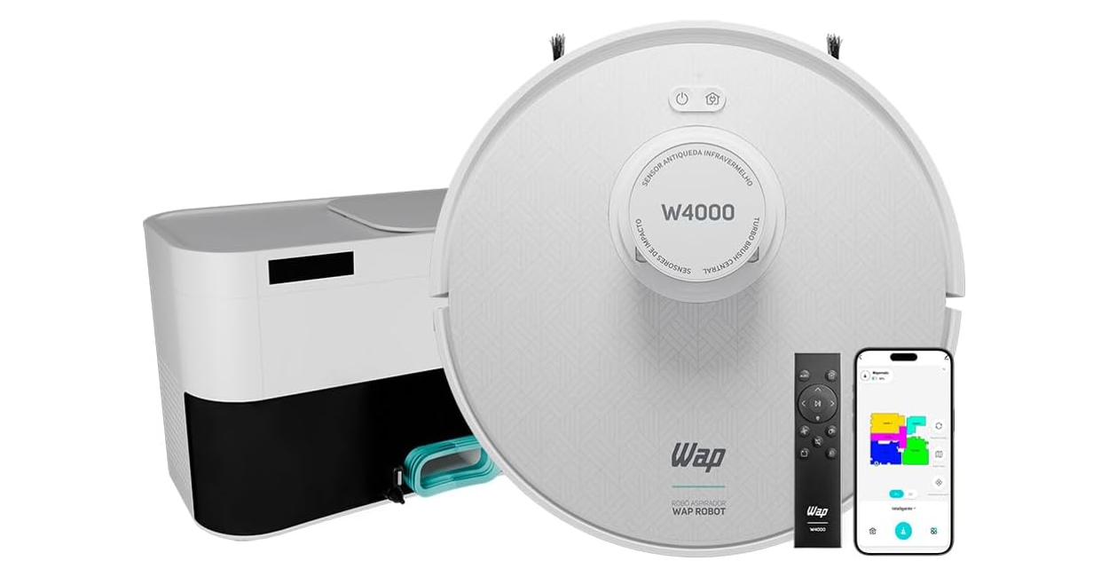 WAP Robot W4000 robô aspirador autolimpante